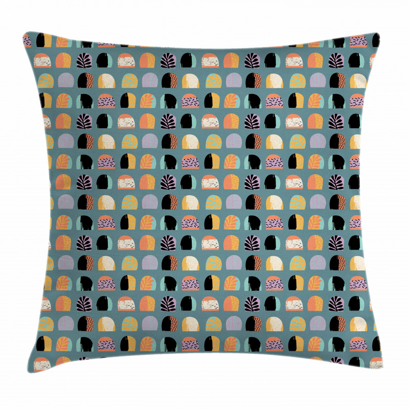 Hand Drawn Shapes Pillow Cover