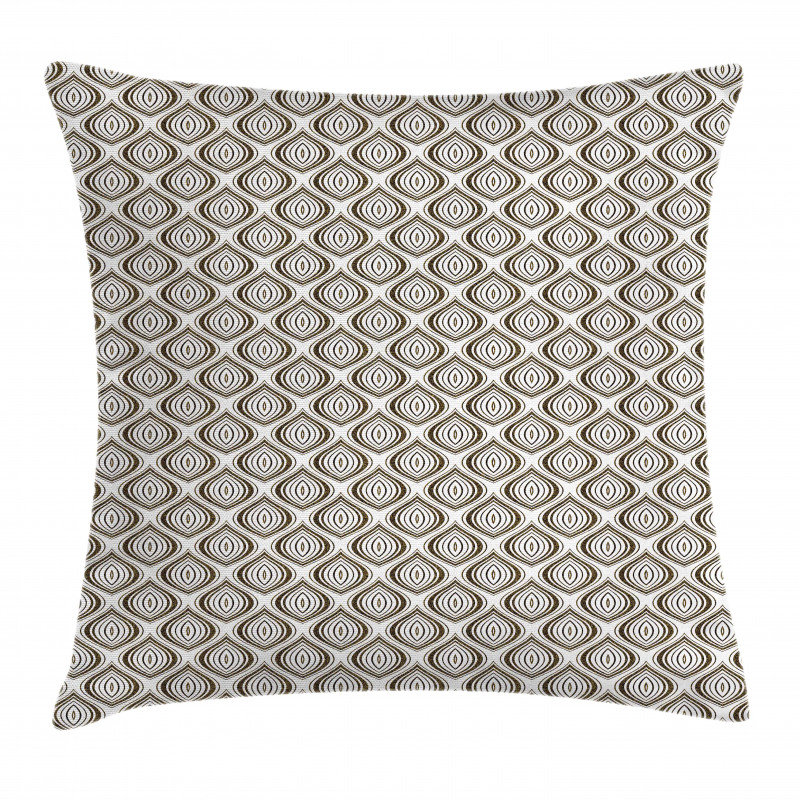 Timeless Oval Shapes Pillow Cover