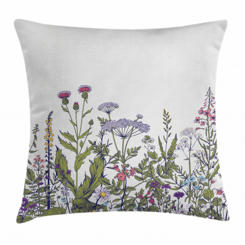 Thriving Garden Pattern Pillow Cover