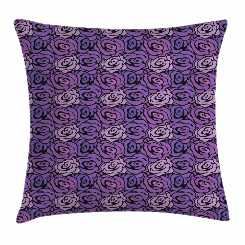 Romantic Bouquet Pattern Pillow Cover