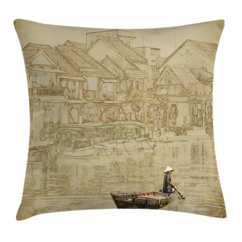 Vietnam Scenery Pillow Cover