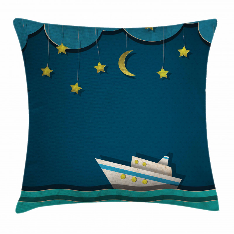 Kids Midnight Sea Pillow Cover