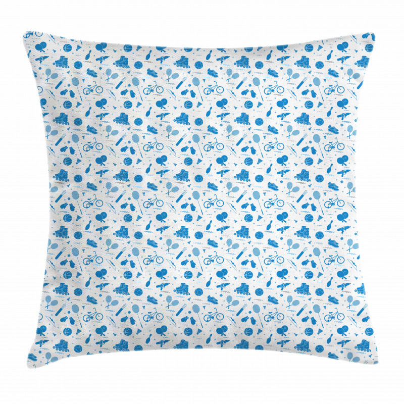 Blue White Pillow Cover