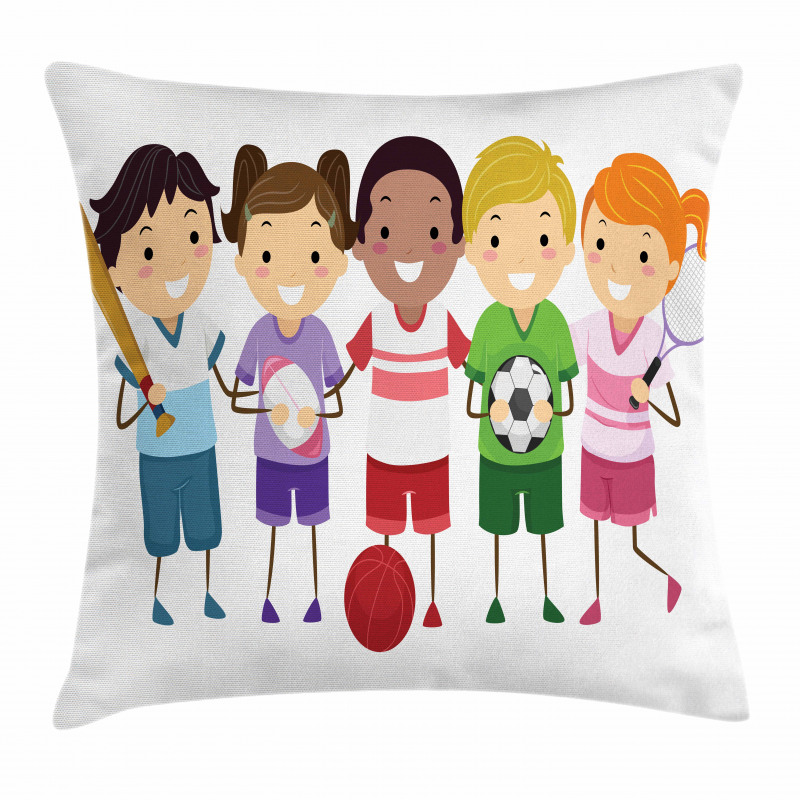 Children Soccer Pillow Cover