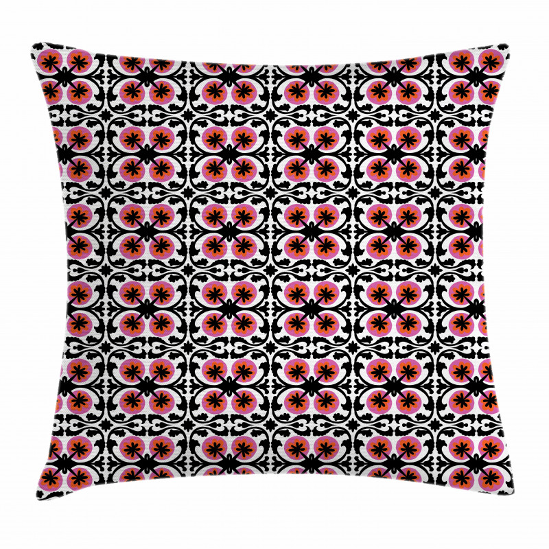 Oriental Suzani Pattern Pillow Cover