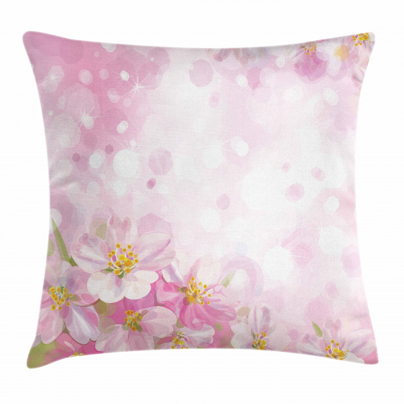 Blossoming Spring Tree Pillow Cover