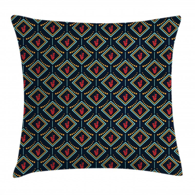 Berry Motifs Pillow Cover