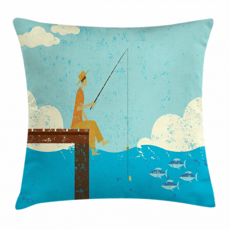 Underwater Life Design Pillow Cover