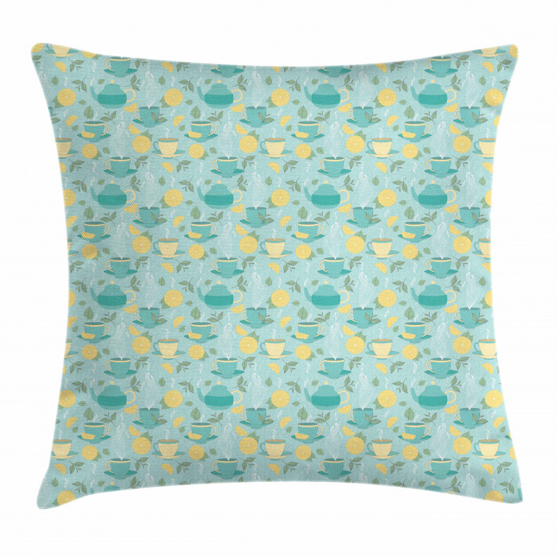 Piping Hot Lemon Tea Pillow Cover