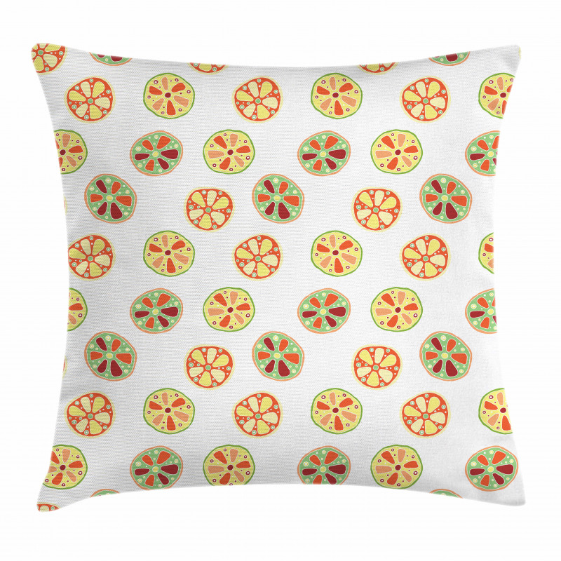 Grapefruits and Lemons Pillow Cover