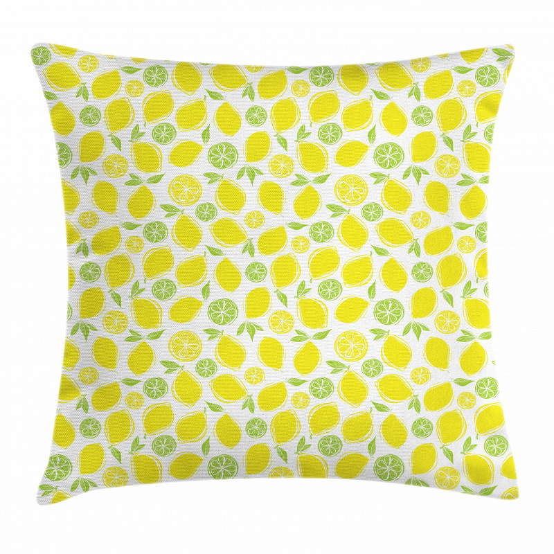 Simplistic Citrus Fruits Pillow Cover