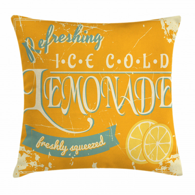 Refreshing Lemonade Pillow Cover