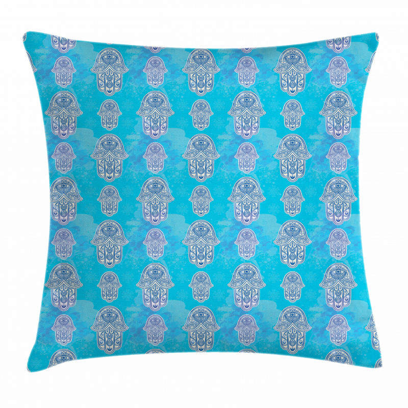 Moroccan Hand and Eye Pillow Cover