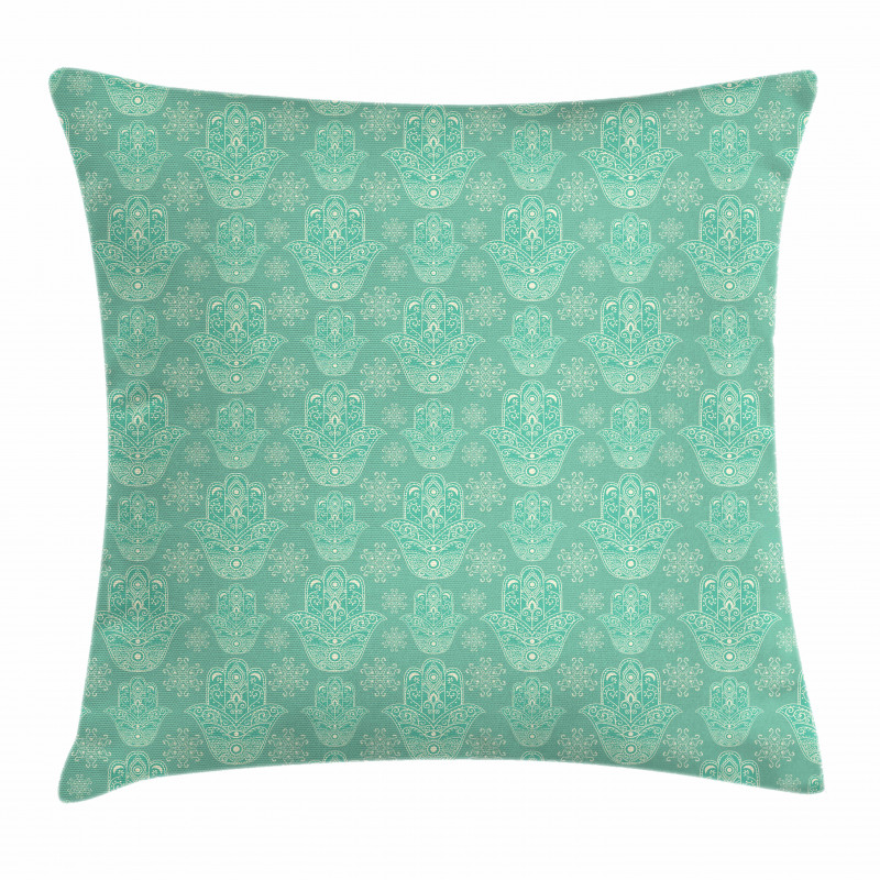Curlicues and Doodle Flowers Pillow Cover