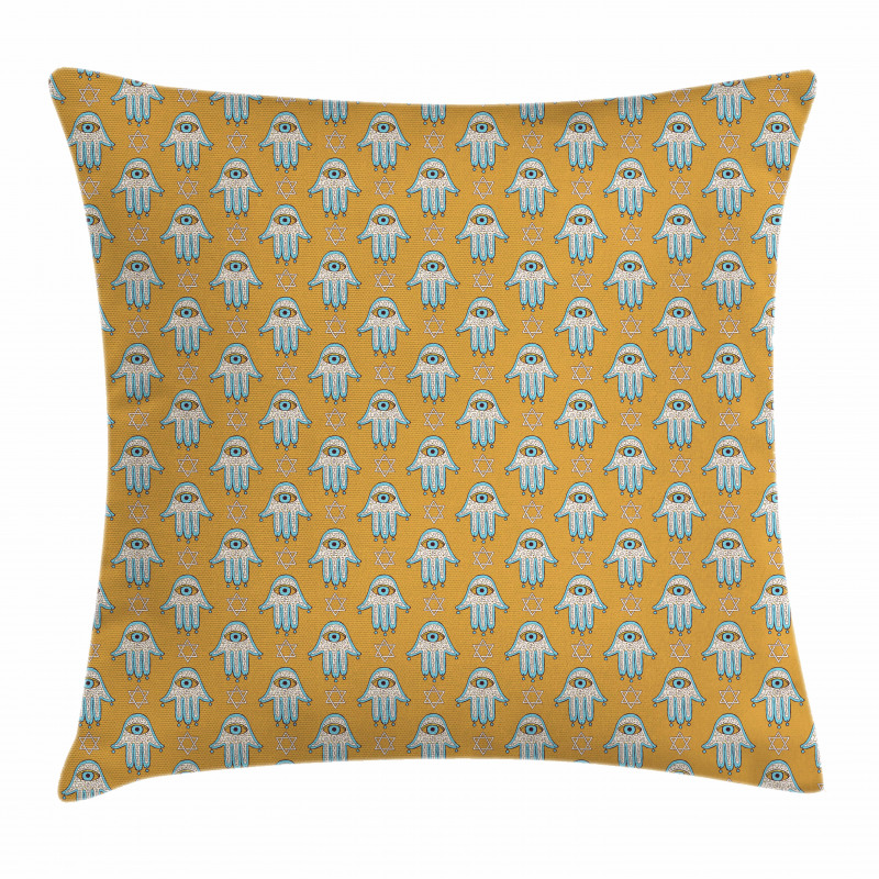 Sketch Persian Hand Motif Pillow Cover