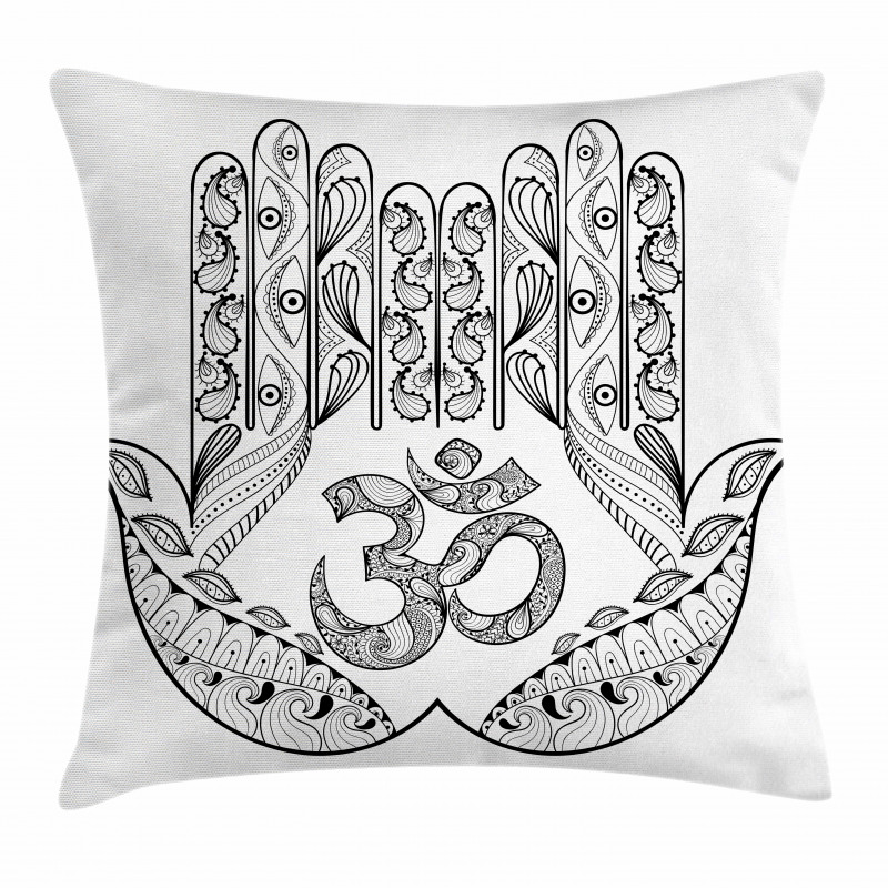 Tribal Zentangle Pattern Pillow Cover