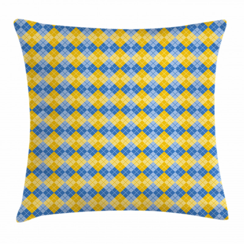 Argyle Grid Pillow Cover