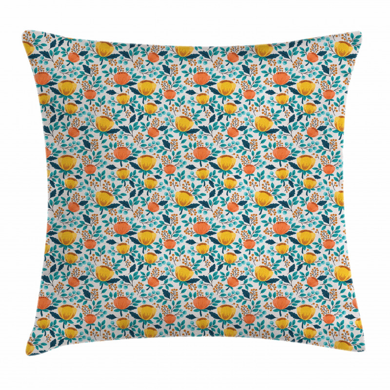 Spring Growth Theme Pillow Cover