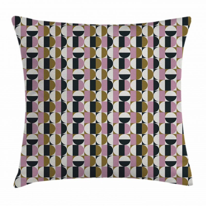 Bauhaus Geometric Pattern Pillow Cover