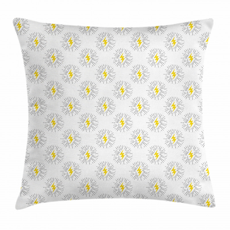 Bolts Sunburst Pillow Cover