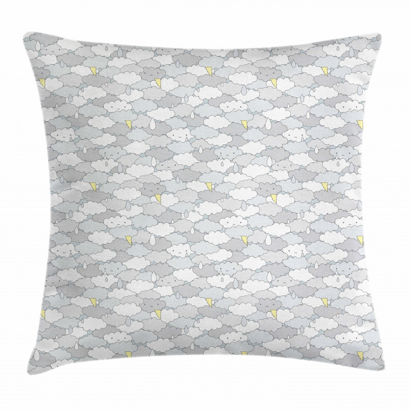 Crying Clouds Pillow Cover
