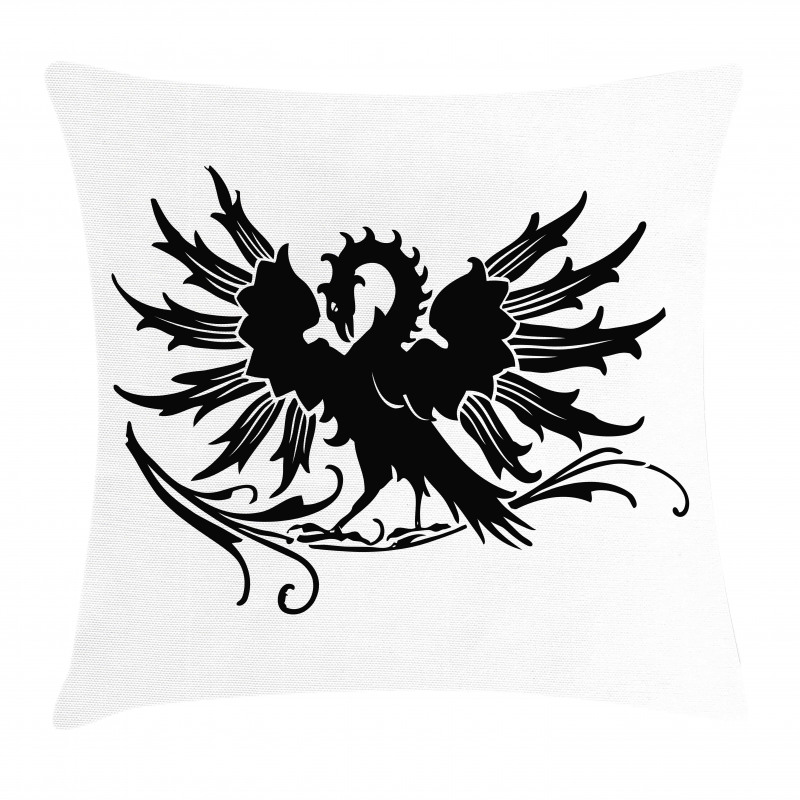 Medieval Eagle Pillow Cover