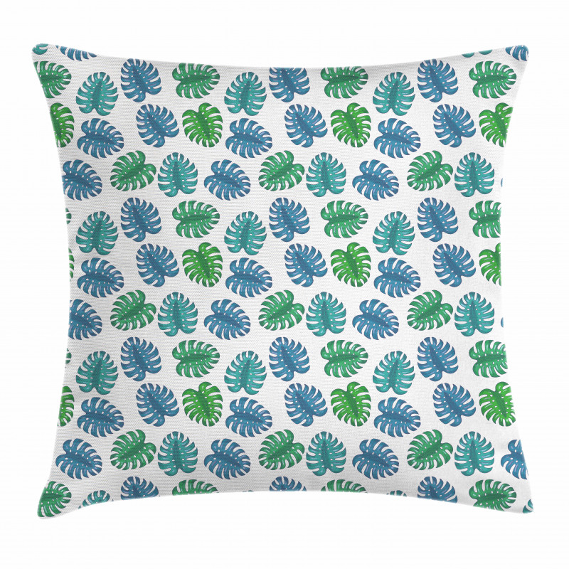 Monstera Leaf Flora Pillow Cover