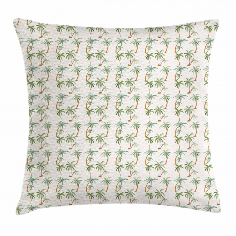 Palm Trees Pattern Pillow Cover