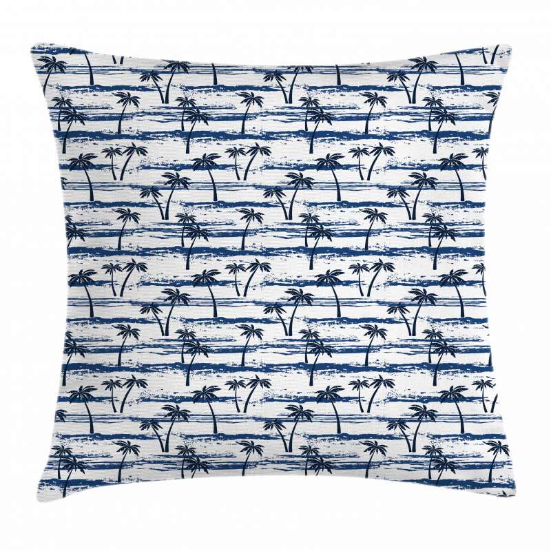 Coconut Tree Beach Pillow Cover