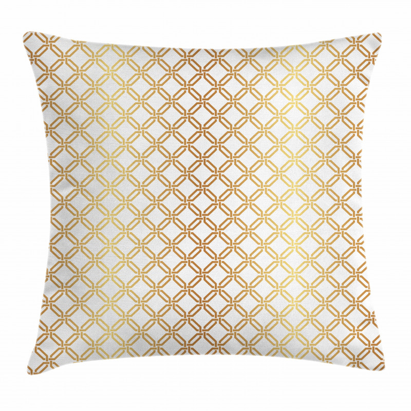 Netted Hexagonal Pillow Cover