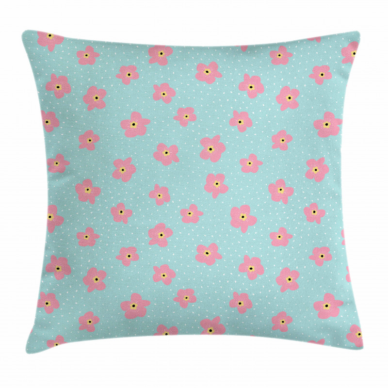Cherry Blossom Flowers Pillow Cover