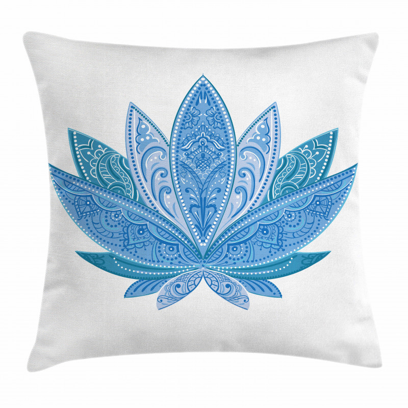 Oriental Lotus Petals Pillow Cover