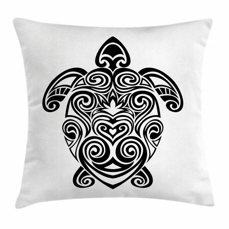 Maori Turtle Pillow Cover