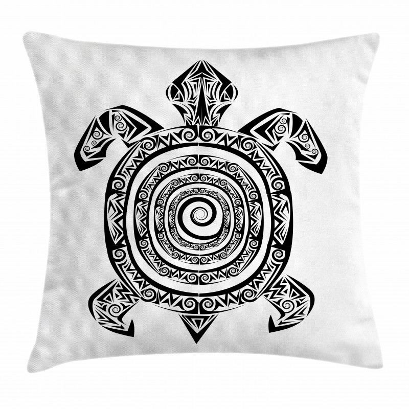 Turtle Spirals Pillow Cover