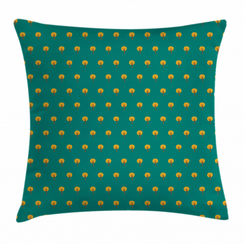 Forest of Autumn Trees Pillow Cover