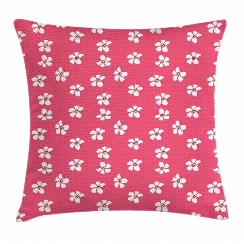 Hibiscus and Pistils Pillow Cover