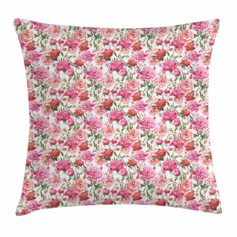 Joyous Botanical Concept Pillow Cover