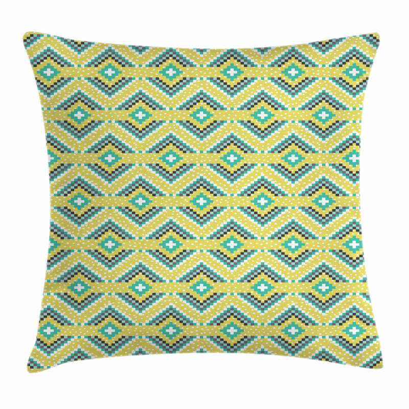 Mosaic Tiles American Pillow Cover