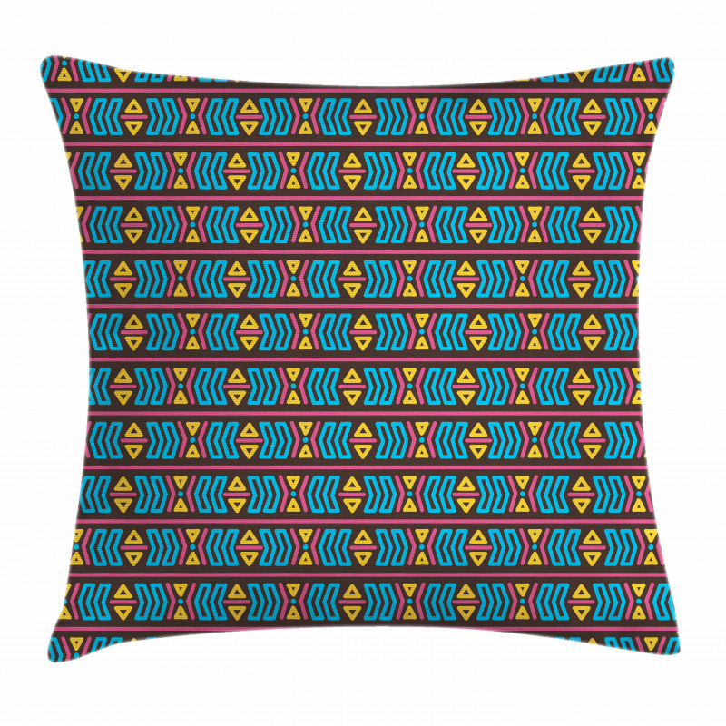 Tribal Primitive Motif Pillow Cover
