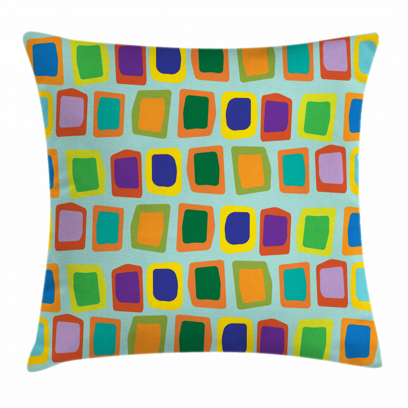 Uneven Rectangles Pillow Cover