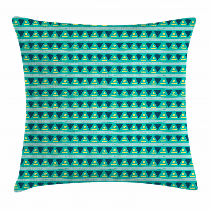 Doodle Geometry Ornament Pillow Cover