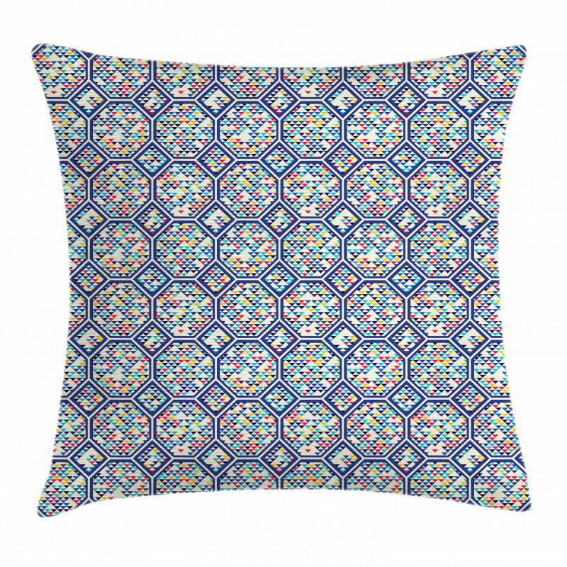 Triangles Tiles Artwork Pillow Cover