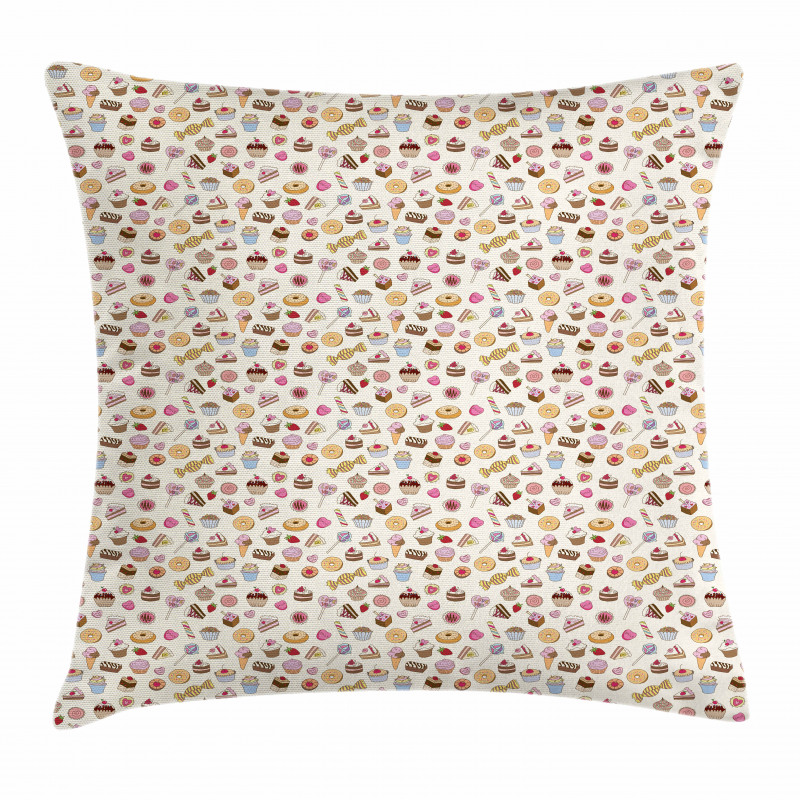 Assorted Confectionary Pillow Cover