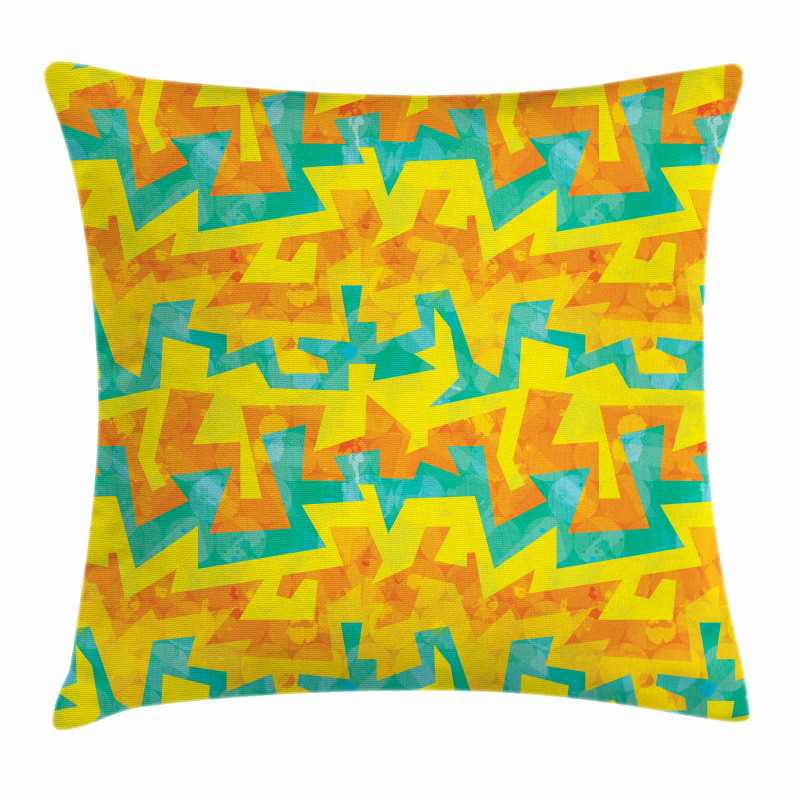 Mitered Elbows Pillow Cover
