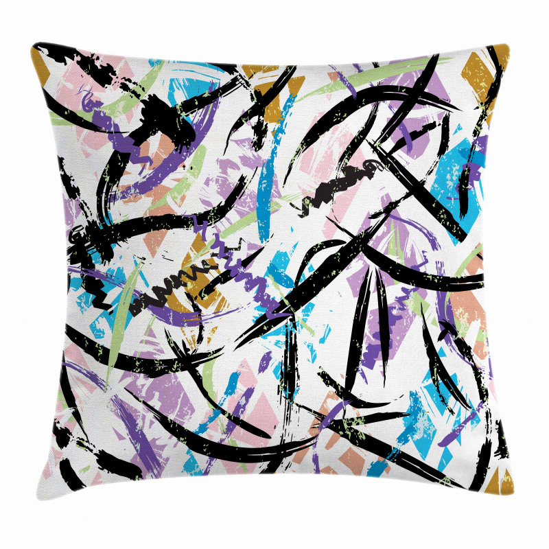 Color Splash Effect Pillow Cover