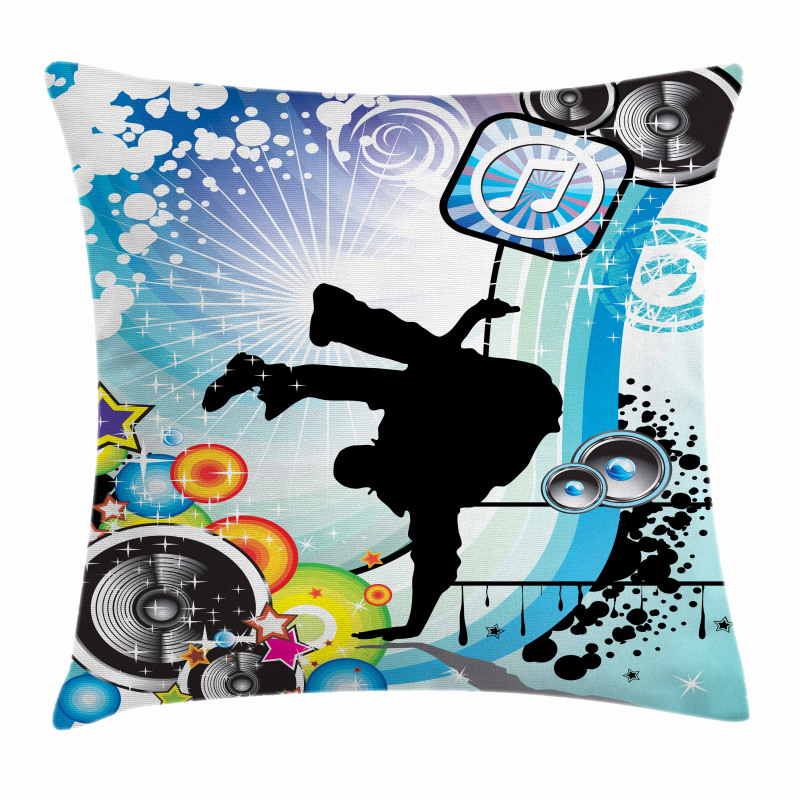 Break Dancer Guy Pillow Cover