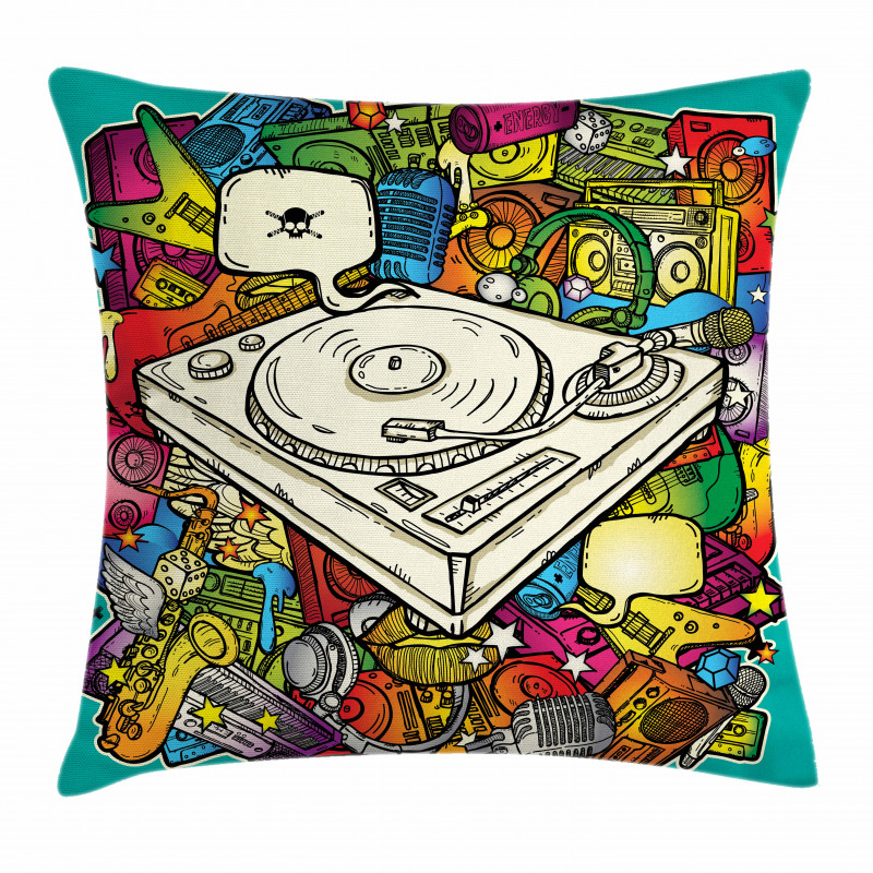 Cube Microphone Pillow Cover