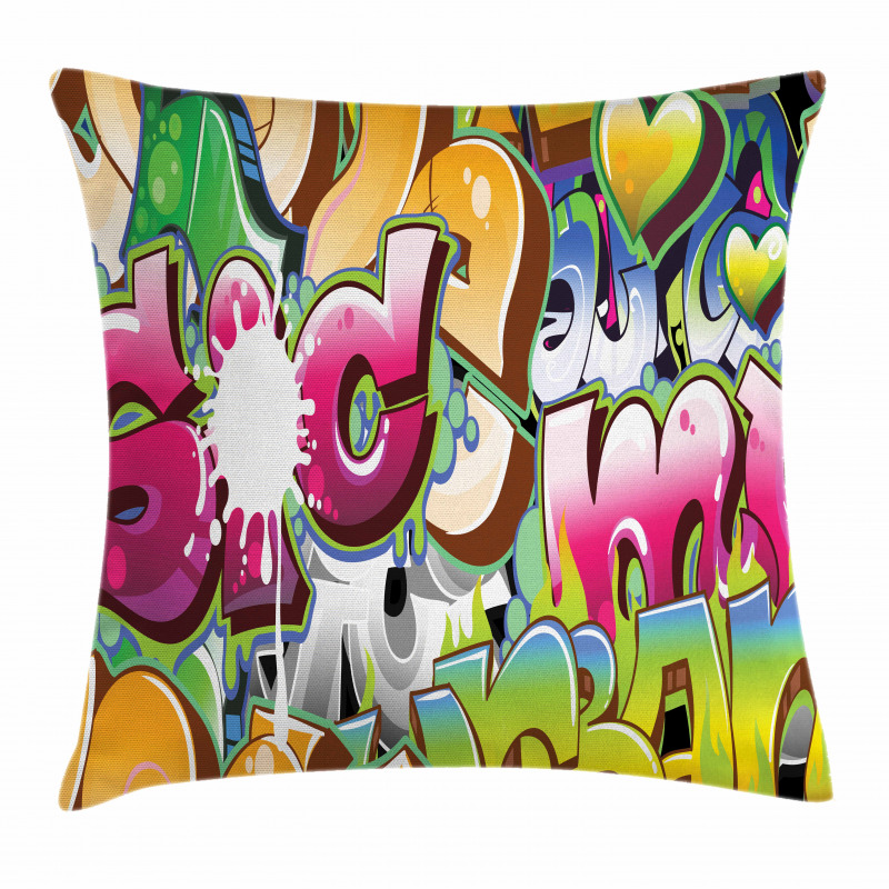 Throwie Style Pillow Cover