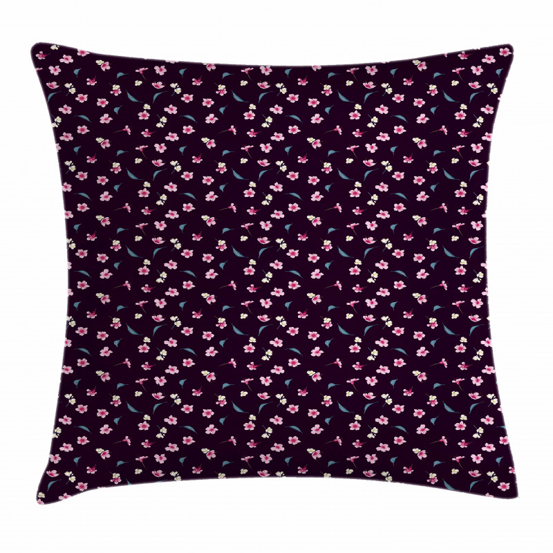 Yozakura Pattern Pillow Cover