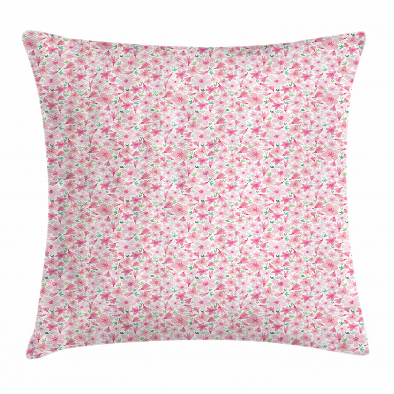 Mingled Blossom Pillow Cover